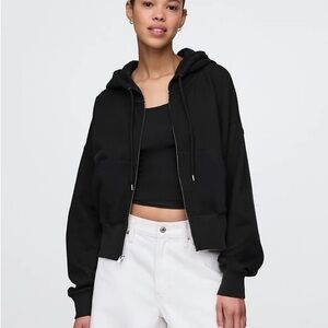 GAP Women's Gap Terry Oversized Zip Wedge Hoodie